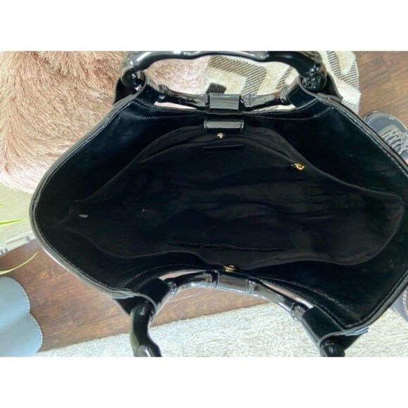 Talbots Black Woven Summer/Spring Purse - Picture 5 of 10